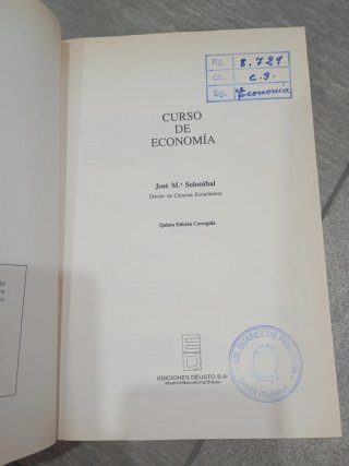 Curso de economía