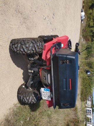 Quad Yamaha Grizzly 700 Rojo