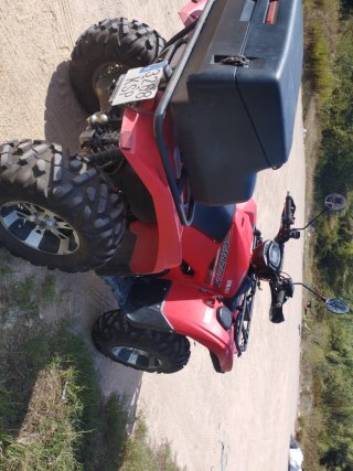 Quad Yamaha Grizzly 700 Rojo