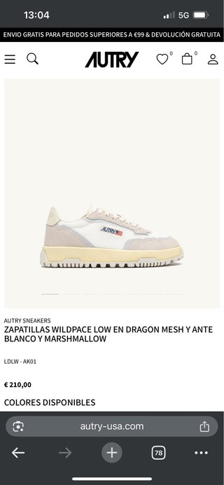 Zapatillas Autry Wildpace Beige/Blanco