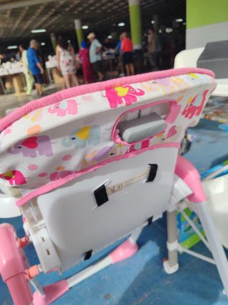 Trona para bebé con estampado de elefantes