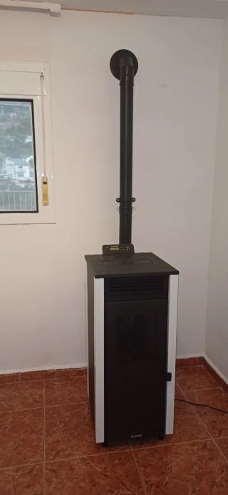 Estufa de pellets 9kW