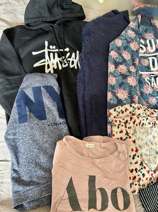 Lote Ropa Chica invierno Zara Superdry Talla M