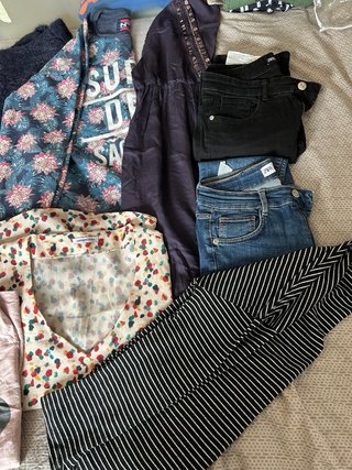 Lote Ropa Chica invierno Zara Superdry Talla M
