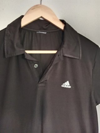 Polo Adidas Negro Talla M
