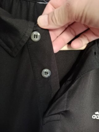 Polo Adidas Negro Talla M