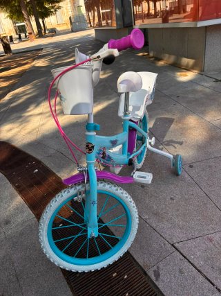 Bicicleta Frozen niña