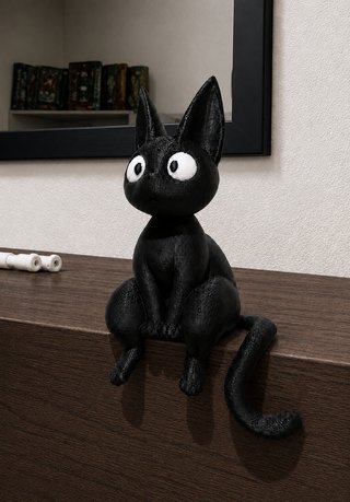 Gatto Jiji Studio Ghibli Kiki figura