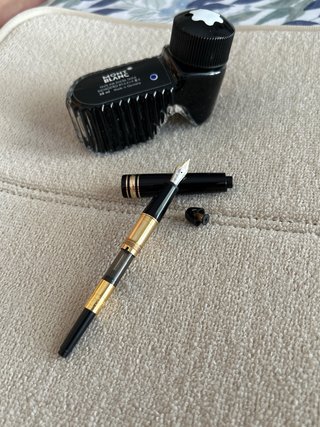 accesorios Pluma Mont Blanc Tinta Negra