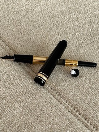 accesorios Pluma Mont Blanc Tinta Negra