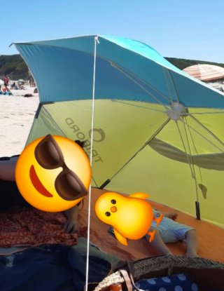 Parasol bebé Luriko 180cm UPF 50+