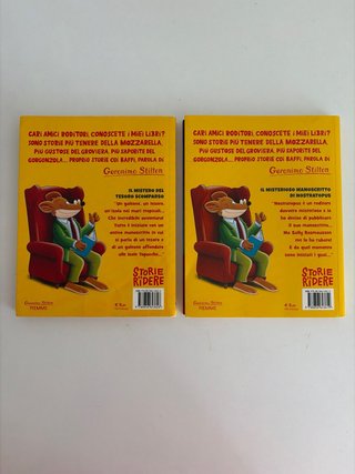 Due libri Geronimo Stilton