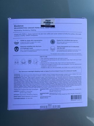 Biodance Rejuvenating Caviar PDRN Mascarillas (4ud