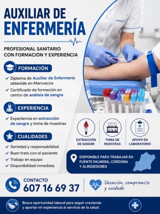 Anuncio de búsqueda de empleo