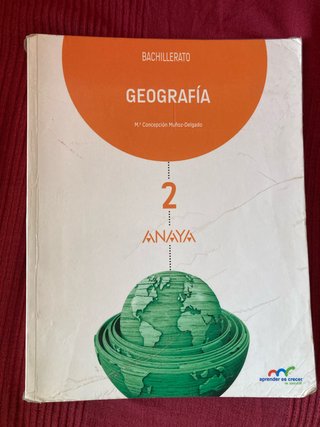 Geografía 2º Bachillerato.