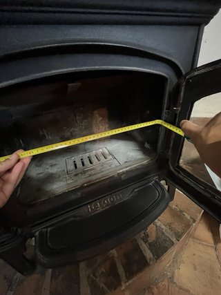 Estufa Hierro Fundido Negra