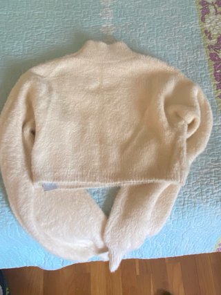 Jersey corto beige peludo