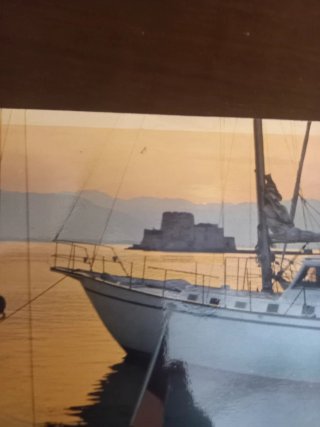 Cartolina d'epoca Camping Lerna