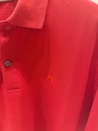 Polo Tomas Burberry Rojo Talla XL