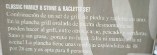 Plancha Raclette Princess Family Stone
