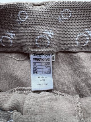 Pantalón equitación beige talla 12 Decathlon