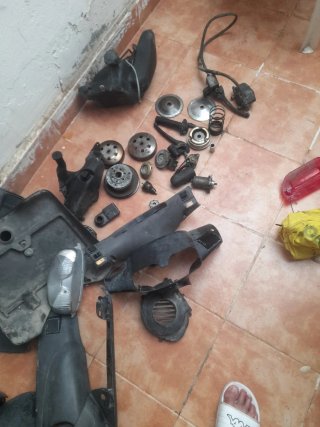 Despiece Piaggio Zip Negro preguntar precio