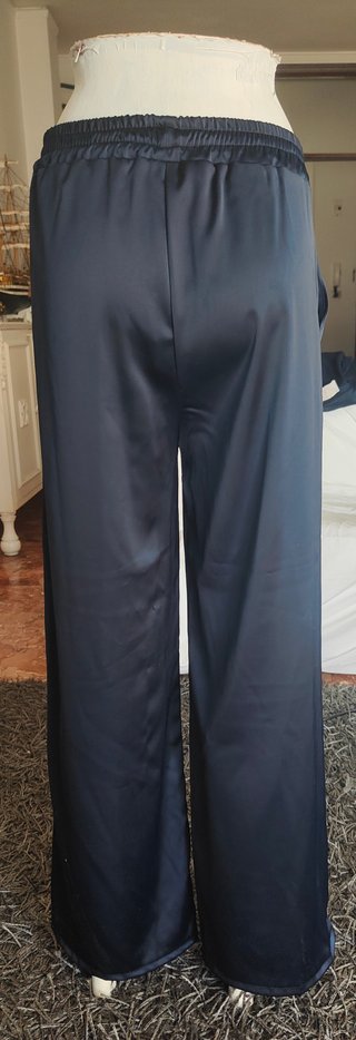 Pantaloni palazzo blu navy