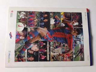 Lote 10 láminas cromos troquelados gigantes barça