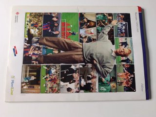 Lote 10 láminas cromos troquelados gigantes barça