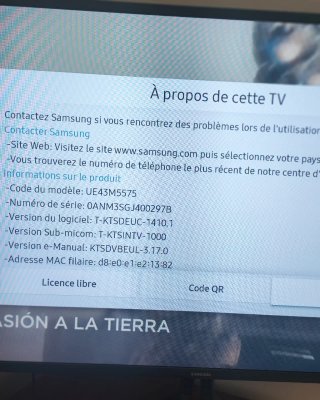 TV Samsung Smart 43 Negro/Plata