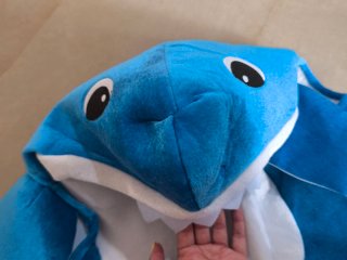 Disfraz Baby Shark Amarillo y Azul