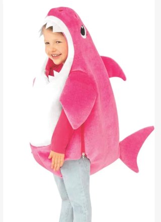 Disfraz Baby Shark Amarillo y Azul