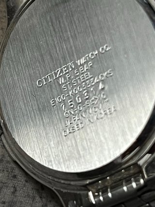 Reloj Citizen Eco Drive E100-K003334 CKS