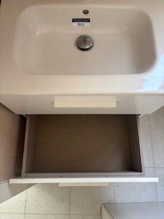 Mueble baño roca Victoria Unik de dos cajones