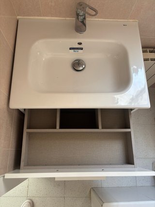 Mueble baño roca Victoria Unik de dos cajones