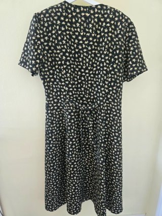Vestido estampado Vintage .Talla grande