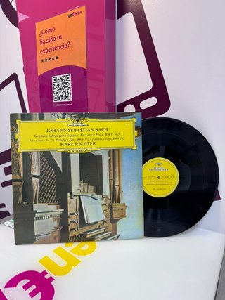 Vinilo johann sebastian bach grandes obras para organo