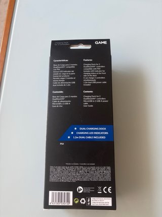 GAME Charging Dock PS4 para 2 Mandos