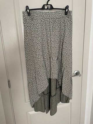 Falda larga floral talla única