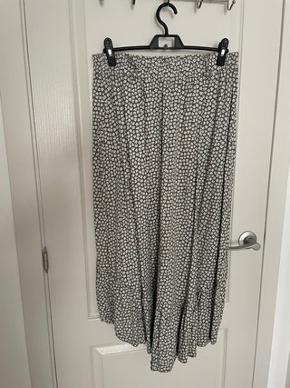 Falda larga floral talla única