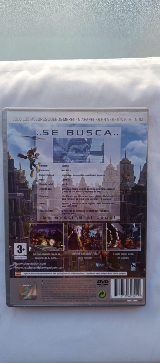Juegos PS2 Ratchet & Clank Platinum PS2 PAL España
