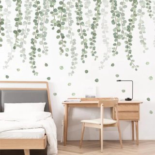 Pegatinas de pared de plantas colgantes