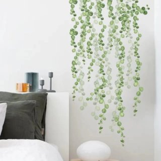 Pegatinas de pared de plantas colgantes