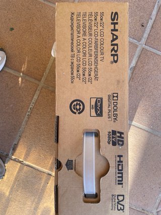 TV Sharp Aquos LED 55cm/22