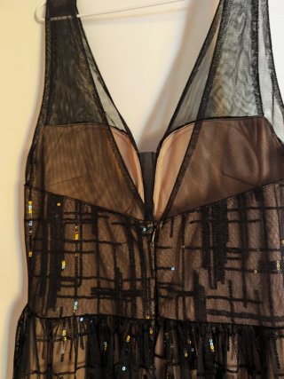 Vestido largo .