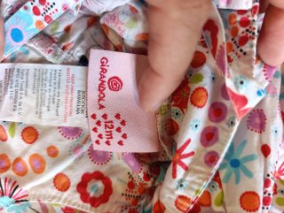 Lote 4 Vestidos Florales Niña 12-24 Meses