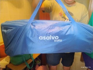 Cuna de viaje Asalvo+ colchón+ cubrecolchon