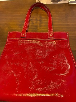 Bolso Tous Rojo Charol Original