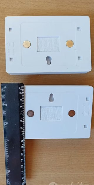 Coppia Luci LED Adesive a Batteria