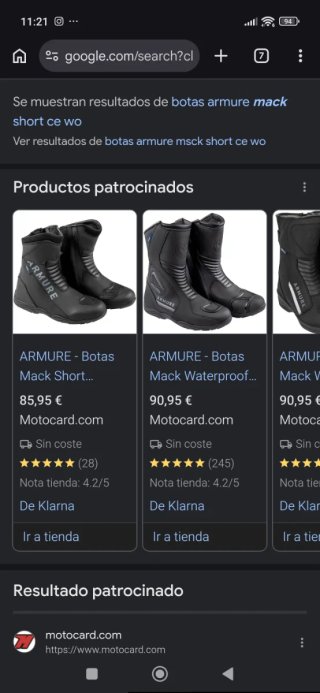 Botas de moto ARMURE